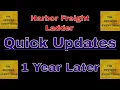 Harbor Freight Ladder 1 Yr Later Quick Updates