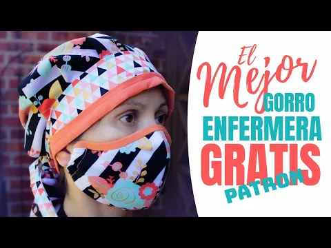 Download MP3 El Mejor Gorro Reversible para Enfermera | Como hacer un Gorro de Cirugia para Cabello Corto o Largo