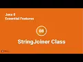 StringJoiner Java8 Essential Features