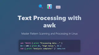 Text Processing with awk A Beginner s Guide
