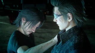 Final Fantasy XV Finale Reunited Last Meal Ifrit Boss Battle Final Battle Ending Scene 
