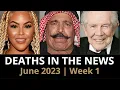Who Died June 2023 Week 1 News