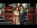 Walton Goggins and Nadia Conners at Tomb Raider Premiere in Los Angeles