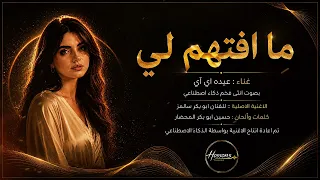   ما افتهم لي   بصوت عيده      أغنية ذكاء اصطناعي   كلمات وألحان حسين أبو بكر المحضار دندنها