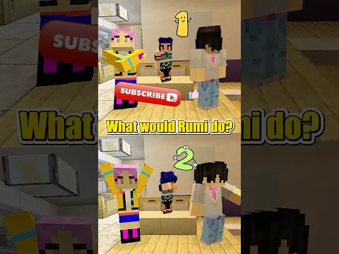Should Rumi forgive Jinu? #shorts #minecraft
