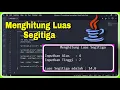 Menghitung Luas Segitiga Java