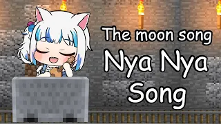 Download Gura's Nya Nya Song💓｜The Moon Song｜Gawr Gura Sing｜Gawr Gura Animation｜Hololive Animation｜Cat shark｜ MP3