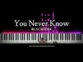 Download Lagu BLACKPINK - You Never Know | Piano Cover with PIANO SHEET