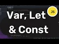 Var Let and Const - walk through