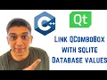 QT C GUI Tutorial - How to Link QComboBox with sqlite Database values