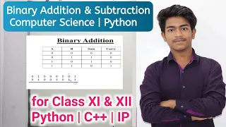 Binary Addition Subtraction 1 s 2 s complement Python C IP