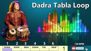 dadra tabla loop c 120 bpm 6 beats