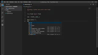 Flask 01 Your first Python web server