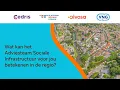 Wat kan het Adviesteam Sociale Infrastructuur voor jou betekenen in de regio?