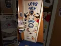 Door Decorations on a Disney Cruise