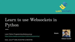 Learn to use Websockets in Python Learn Python Programming meetup Meetup 7