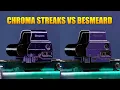 ATTACHMENT SKIN Comparison - Chroma Streaks VS Besmeared