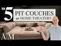BEST PIT COUCH FOR HOME THEATERS - Top 5 Modular Pit Sectionals of 2022