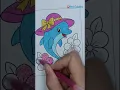 Cute Dolphin Coloring Easy Fun Coloring Page