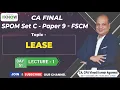 Download Lagu CA Final SPOM SET C- FSCM -Lease and Hire Purchase |Day-51 Lecture-1 |CA Vinod Kumar Agarwal