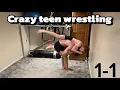 amateur teen wrestling session pt 5 this one s crazy