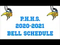 2020-2021 Bell Schedule