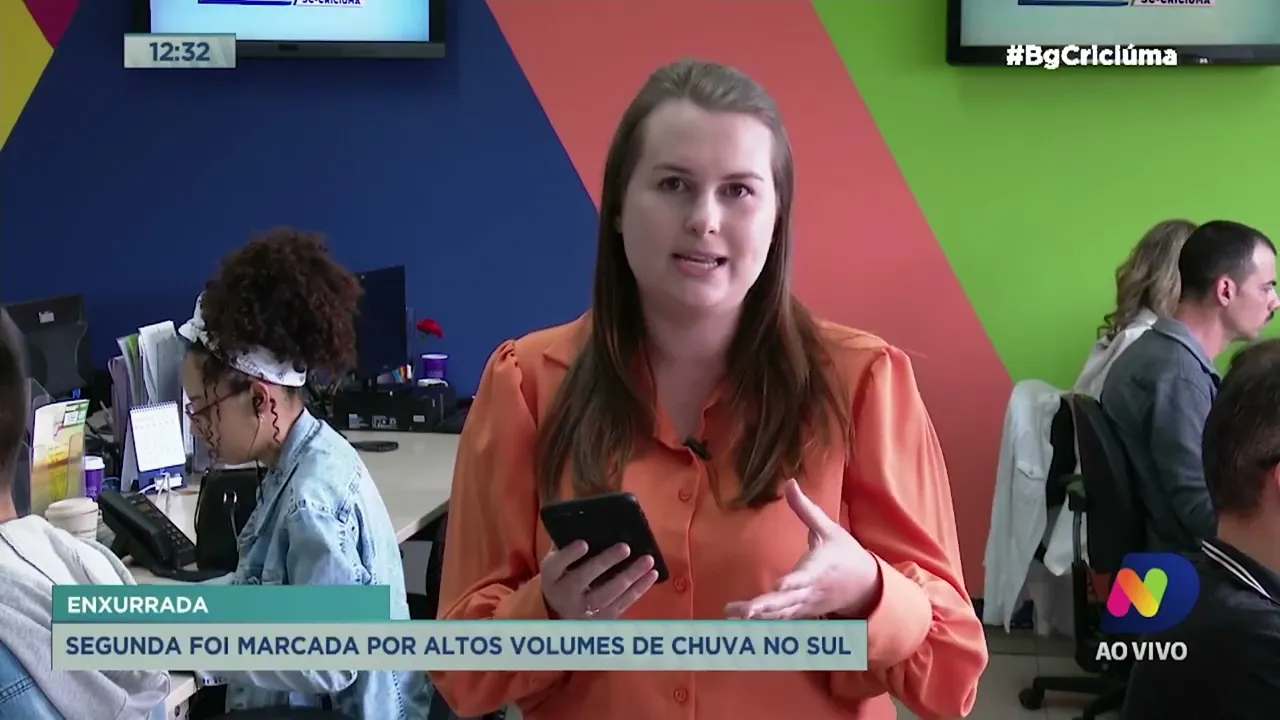 Segunda-feira de Carnaval foi marcada por grande volume de chuva na região Sul