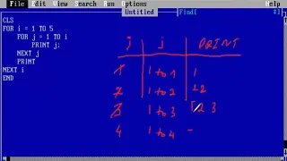 QBASIC - Nested loop Part