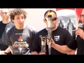 Flame of Hope stops in Santa Maria