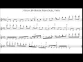 3 Octave Bb Melodic Minor Scale Violin