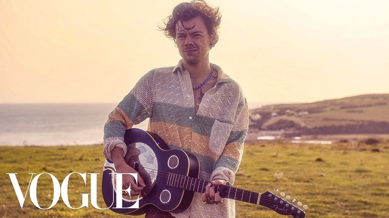 Harry Styles - Cherry (VOGUE) acoustic version #vogue #harrystyles #cherry #FineLine #Vogue #cherry