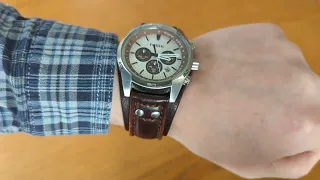 Fossil Coachman Chronograph Brown Leather Watch - CH2565