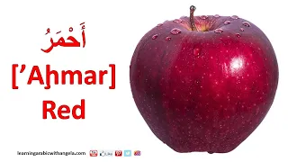 Al Alwan Colors In Arabic Masculine Feminine Learning Arabic With Angela 