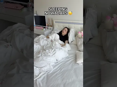Video Thumbnail: Sleeping nowadays 😴 #elsarca #tiktok