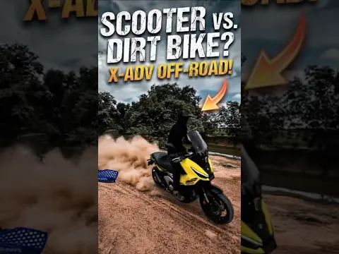 SCOOTER vs DIRT BIKE?X-ADV750 Off-Road Test🏍️💨 #XADV750 #HondaXADV #XADV ⁠#DCT⁠ ⁠#AdventureScooter