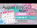 August Holiday Bingo Night - Stampin Up