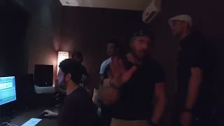 احمد مكي وقفة ناصيه زمان من داخل الاستوديو 