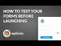 How to Test Your WordPress Contact Forms Before Launching CHECKLIST