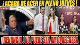 REVENTAROON!! ACABA DE CAER, REGRESA AMLO NO PUEDE SER HACE MINUTOS ACABA DE RENUNCIAR A SU PARTIDO
