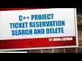 Search and Delete a Bus C project for Tourism Bus Tickets using Data File Handling