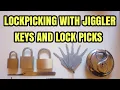 1 LOCKPICKING - With Jiggler keys and lock picks