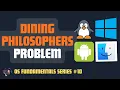 The DINING PHILOSOPHERS Problem Explained
