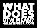What does btw mean