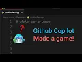 Can Github Copilot make a game with one comment