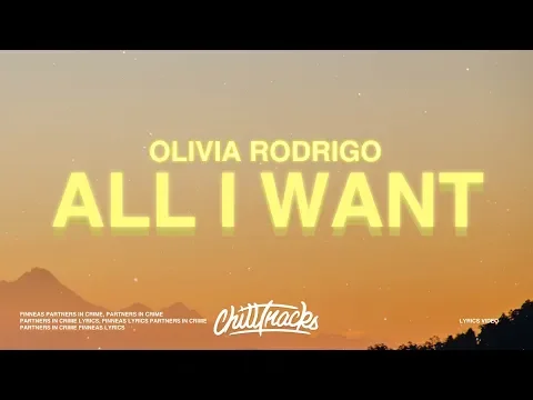 Download MP3 Olivia Rodrigo - All I Want (Lyrics)