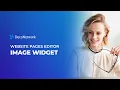 Website Pages Editor - The Image Widget