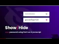 How To Hide and Show Password On Website Using HTML CSS JavaScript Password Toggle
