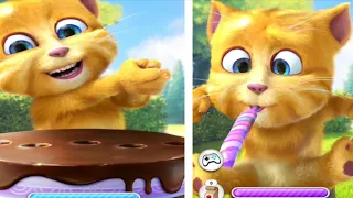 Talking Ginger Eating