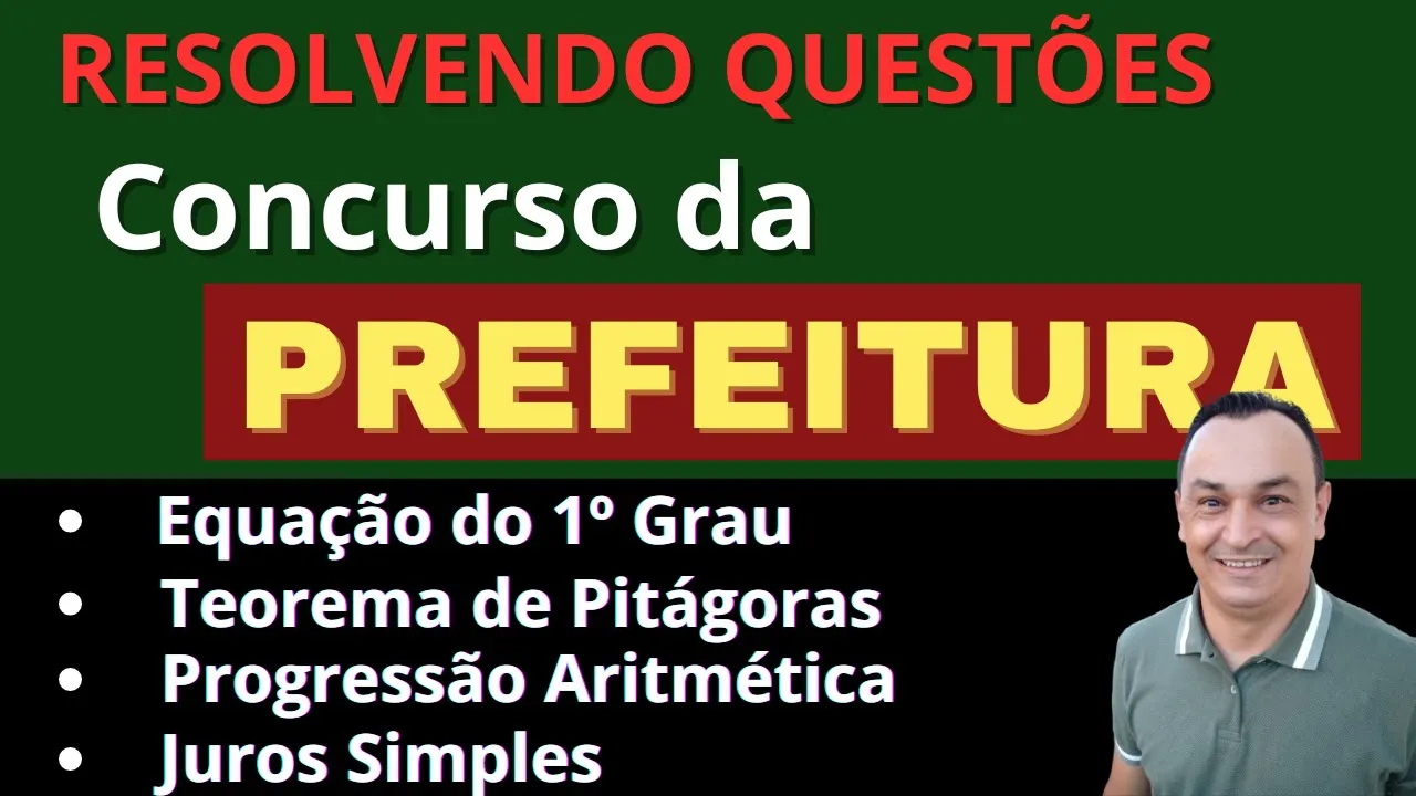 Questões de Concursos. PASSO A PASSO. NÃO ERRE MAIS! GABARITANDO A PROVA.