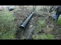 Installing culvert pipes